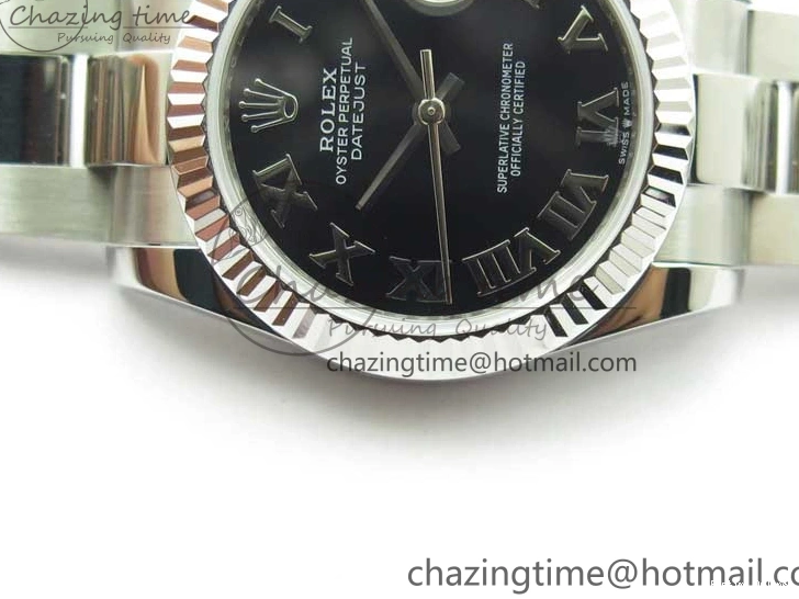 0411 Datejust 31mm 278271 SS BP Maker Best Edition Black Roman Dial on Oyster Bracelet SportInspired 2754